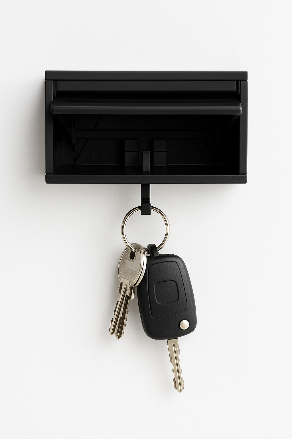 Mini Garage Sleutelhouder | Zwart
