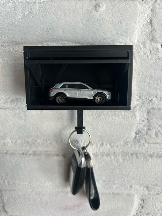 Mini Garage Sleutelhouder | Zwart